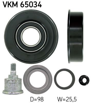 Obrázok Vratná/vodiaca kladka rebrovaného klinového remeňa SKF  VKM65034