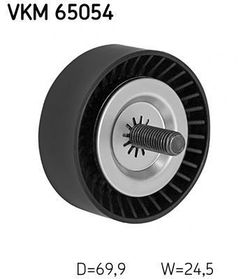 Obrázok Vratná/vodiaca kladka rebrovaného klinového remeňa SKF  VKM65054