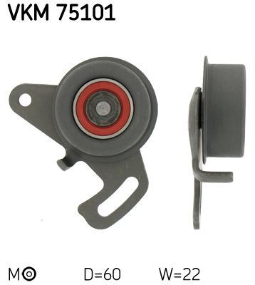 Obrázok Napínacia kladka ozubeného remeňa SKF  VKM75101