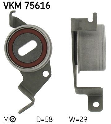Obrázok Napínacia kladka ozubeného remeňa SKF  VKM75616