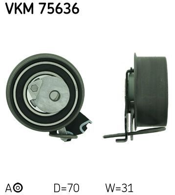 Obrázok Napínacia kladka ozubeného remeňa SKF  VKM75636