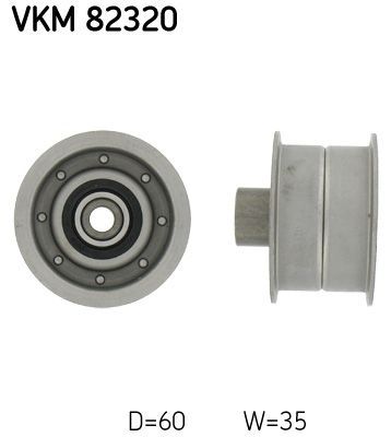 Obrázok Obehová/vodiaca kladka ozubeného remeňa SKF  VKM82320