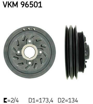 Obrázok Remenica kľukového hriadeľa SKF  VKM96501