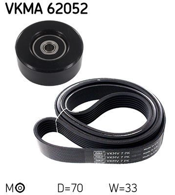 Obrázok Ozubený klinový remeň - Sada SKF  VKMA62052