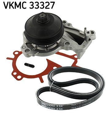 Obrázok Vodné čerpadlo + sada klinového remeňa SKF  VKMC33327