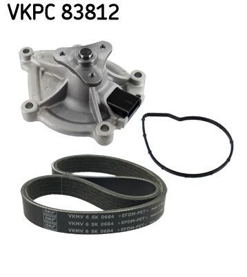 Obrázok Vodné čerpadlo + sada klinového remeňa SKF  VKMC33843