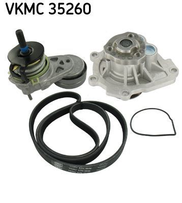 Obrázok Vodné čerpadlo + sada klinového remeňa SKF  VKMC35260