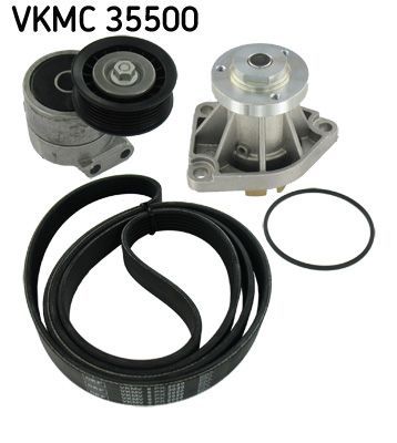Obrázok Vodné čerpadlo + sada klinového remeňa SKF  VKMC35500