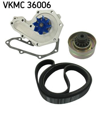 Obrázok Vodné čerpadlo + sada klinového remeňa SKF  VKMC36006