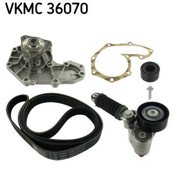 Obrázok Vodné čerpadlo + sada klinového remeňa SKF  VKMC36070