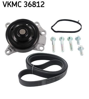 Obrázok Vodné čerpadlo + sada klinového remeňa SKF  VKMC36812