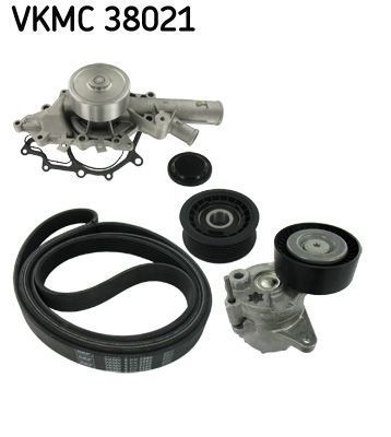 Obrázok Vodné čerpadlo + sada klinového remeňa SKF  VKMC38021