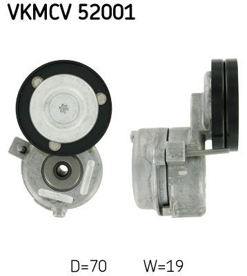 Obrázok Napínacia kladka rebrovaného klinového remeňa SKF  VKMCV52001