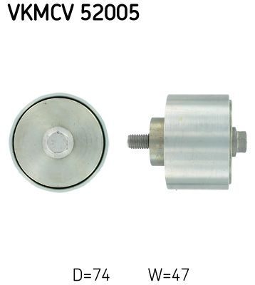 Obrázok Vratná/vodiaca kladka rebrovaného klinového remeňa SKF  VKMCV52005