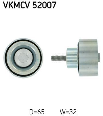 Obrázok Vratná/vodiaca kladka rebrovaného klinového remeňa SKF  VKMCV52007