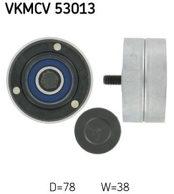 Obrázok Vratná/vodiaca kladka rebrovaného klinového remeňa SKF  VKMCV53013
