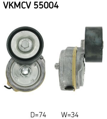 Obrázok Napínacia kladka rebrovaného klinového remeňa SKF  VKMCV55004