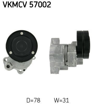 Obrázok Napínacia kladka rebrovaného klinového remeňa SKF  VKMCV57002