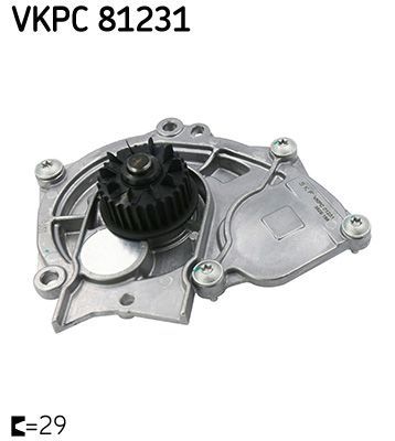 Obrázok Vodné čerpadlo, chladenie motora SKF  VKPC81231