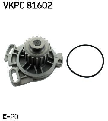 Obrázok Vodné čerpadlo, chladenie motora SKF  VKPC81602