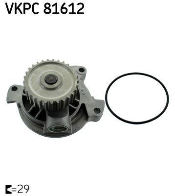 Obrázok Vodné čerpadlo, chladenie motora SKF  VKPC81612