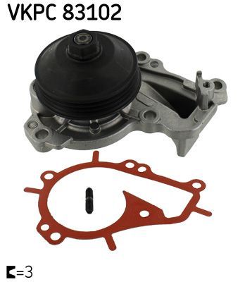 Obrázok Vodné čerpadlo, chladenie motora SKF  VKPC83102