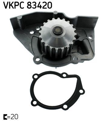 Obrázok Vodné čerpadlo, chladenie motora SKF  VKPC83420