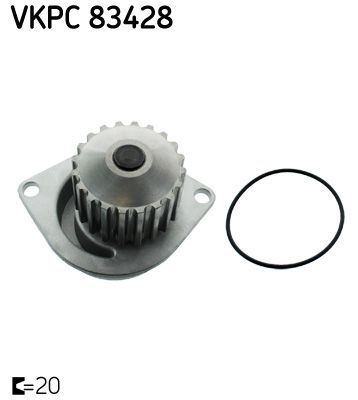 Obrázok Vodné čerpadlo, chladenie motora SKF  VKPC83428