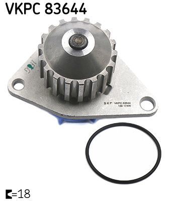Obrázok Vodné čerpadlo, chladenie motora SKF  VKPC83644