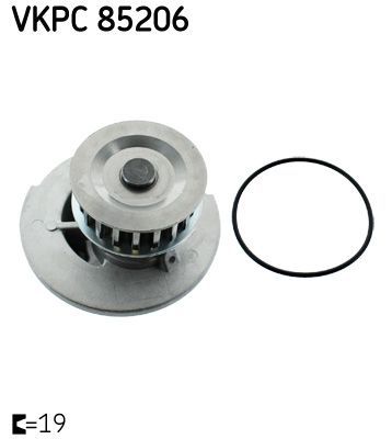 Obrázok Vodné čerpadlo, chladenie motora SKF  VKPC85206