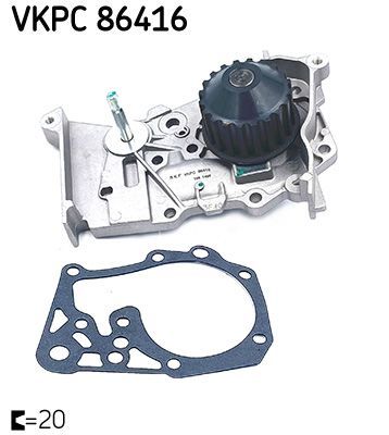 Obrázok Vodné čerpadlo, chladenie motora SKF  VKPC86416