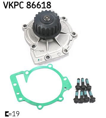 Obrázok Vodné čerpadlo, chladenie motora SKF  VKPC86618