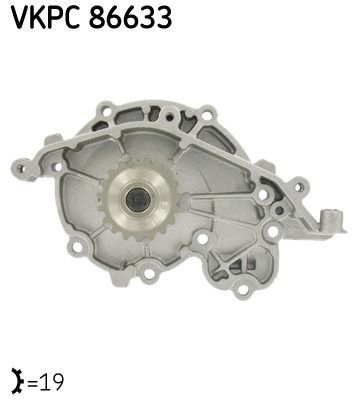 Obrázok Vodné čerpadlo, chladenie motora SKF  VKPC86633