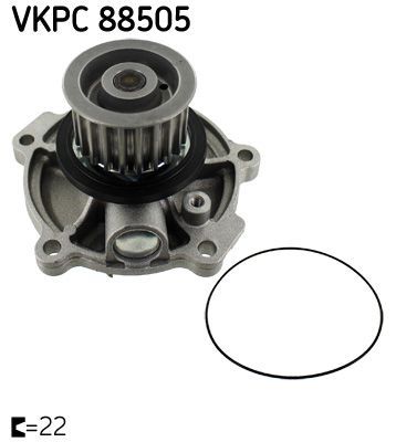 Obrázok Vodné čerpadlo, chladenie motora SKF  VKPC88505