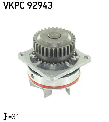 Obrázok Vodné čerpadlo, chladenie motora SKF  VKPC92943
