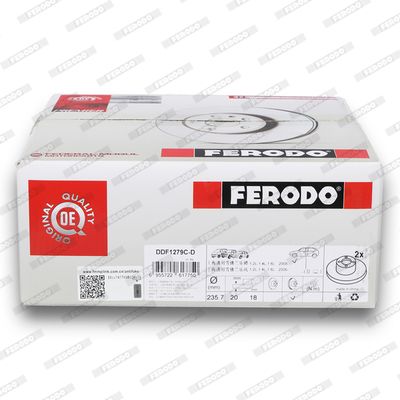 Obrázok Sada brzdových platničiek kotúčovej brzdy FERODO PREMIER ECO FRICTION FDB1513
