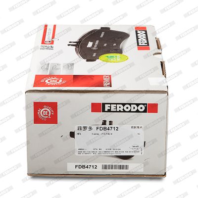 Obrázok Sada brzdových platničiek kotúčovej brzdy FERODO PREMIER ECO FRICTION FDB4617