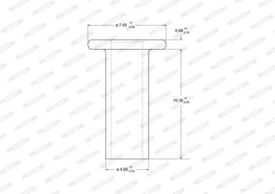 Obrázok Nit oblożenia bubnovej brzdy FERODO Federal-Mogul 93021