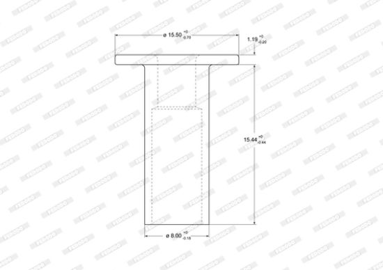 Obrázok Nit oblożenia bubnovej brzdy FERODO Federal-Mogul 93058