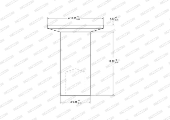 Obrázok Nit oblożenia bubnovej brzdy FERODO Federal-Mogul 93683