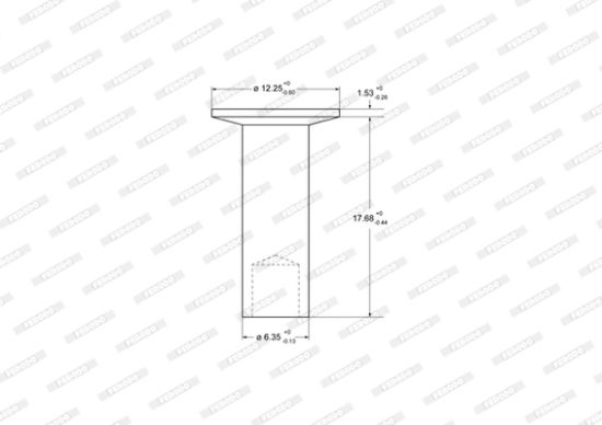 Obrázok Nit oblożenia bubnovej brzdy FERODO Federal-Mogul 93686