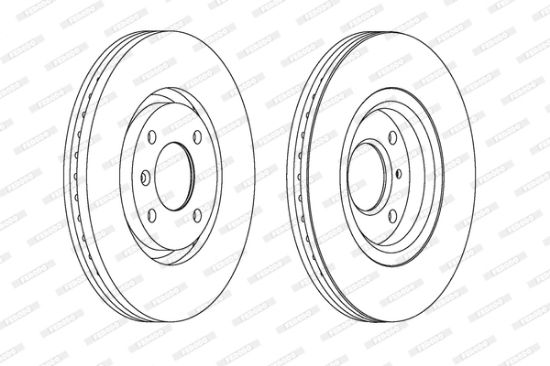 Obrázok Brzdový kotúč FERODO PREMIER Coat+ disc DDF1152C