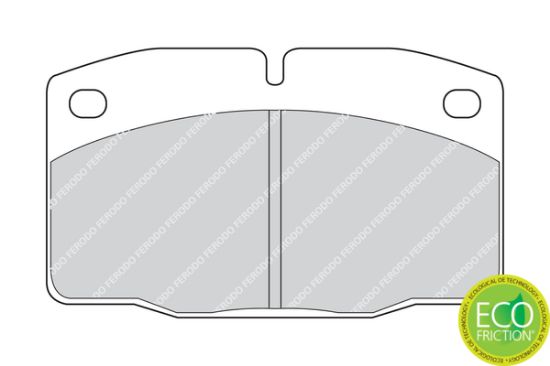 Obrázok Sada brzdových platničiek kotúčovej brzdy FERODO PREMIER ECO FRICTION FDB173