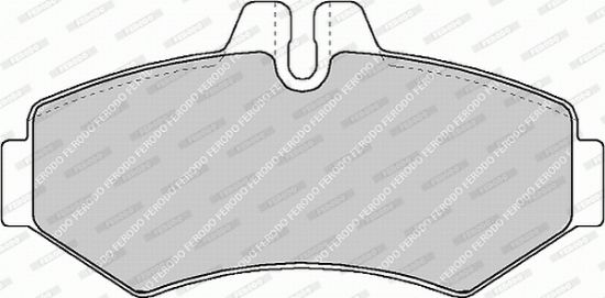 Obrázok Sada brzdových platničiek kotúčovej brzdy FERODO PREMIER ECO FRICTION FVR1306