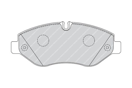 Obrázok Sada brzdových platničiek kotúčovej brzdy FERODO PREMIER ECO FRICTION FVR4036