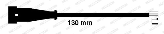 Obrázok Výstrażný kontakt opotrebenia brzdového oblożenia FERODO PREMIER FWI303