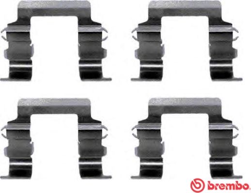 Obrázok Sada príslużenstva oblożenia kotúčovej brzdy BREMBO  A02262