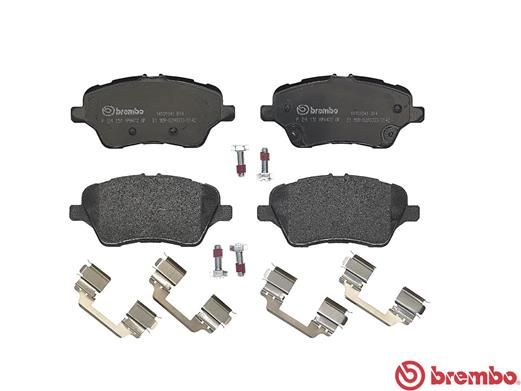 Obrázok Sada brzdových platničiek kotúčovej brzdy BREMBO PRIME LINE P30153