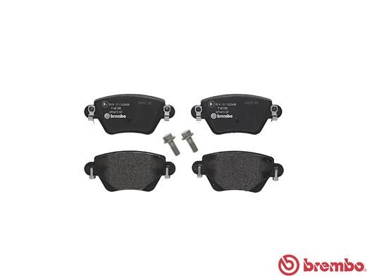 Obrázok Sada brzdových platničiek kotúčovej brzdy BREMBO  PB4101