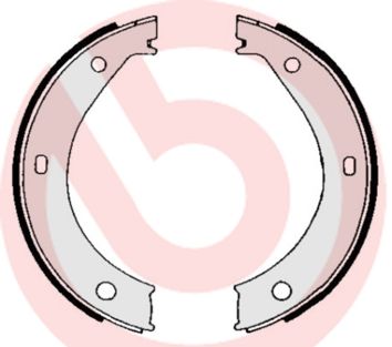 Obrázok Sada brzd. čeľustí parkov. brzdy BREMBO  S06503